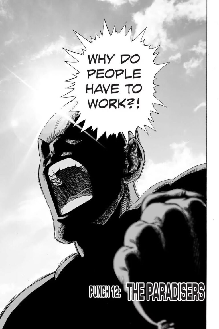 One punch man chapter 12