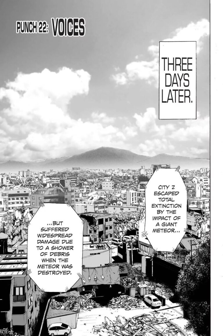 One punch man chapter 22