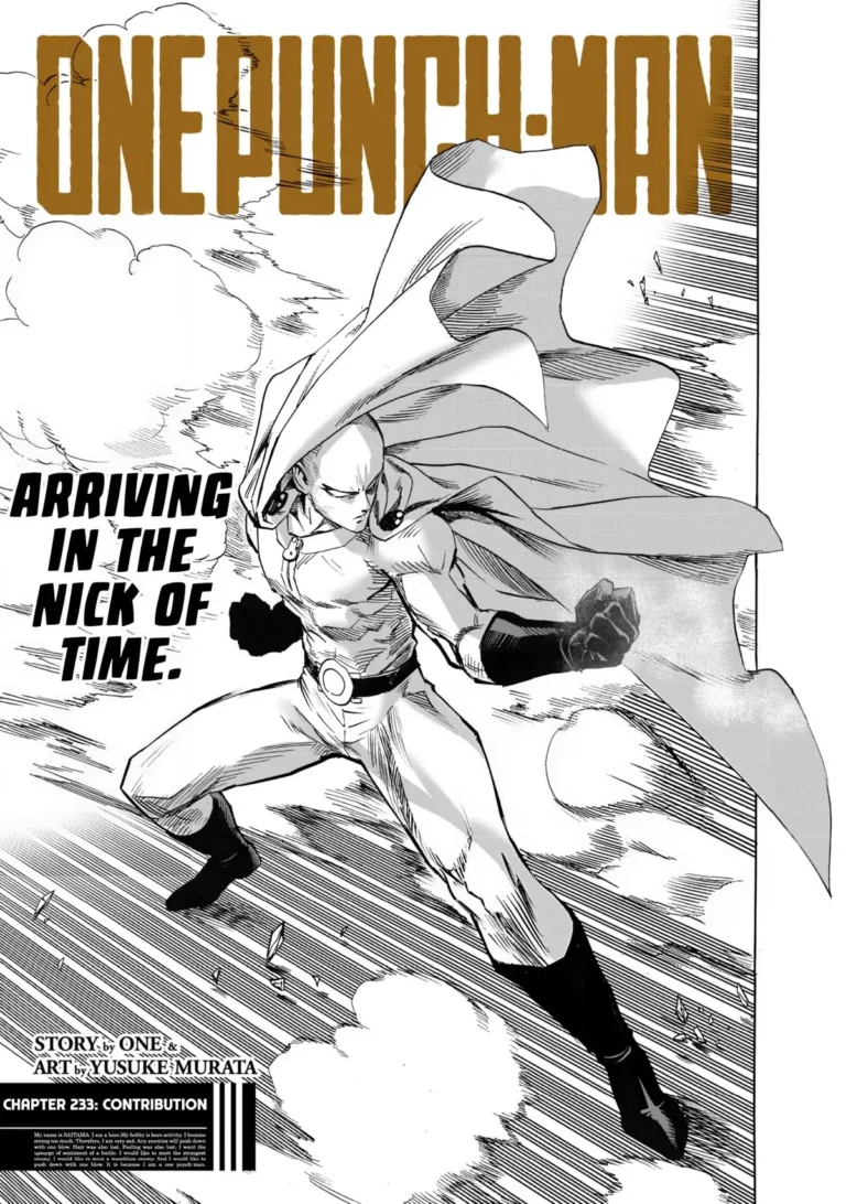 One Punch Man Manga Chapter 233