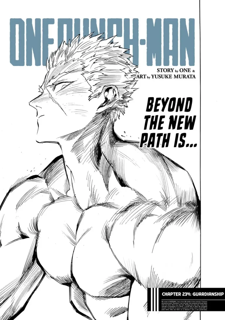 One Punch Man Manga Chapter 234