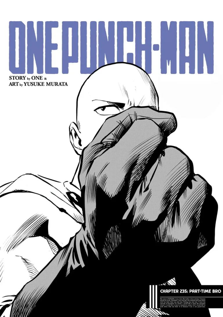 One Punch Man Manga Chapter 235