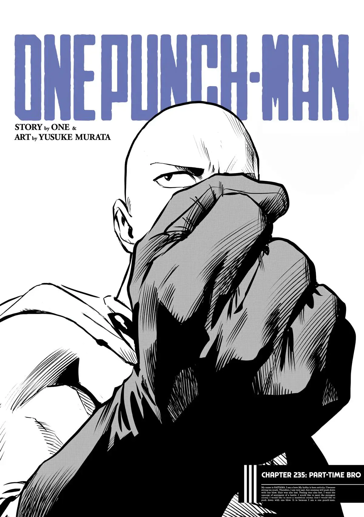 One-Punch Man, Chapter 235 image One-Punch Man_Ch235_Page001